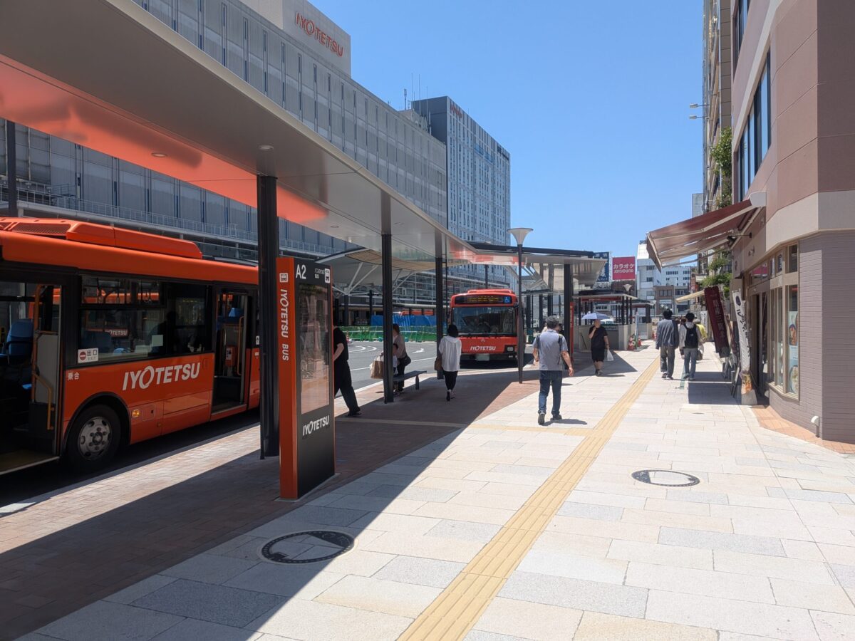 【再開発】松山市駅前広場整備状況|愛媛県松山市