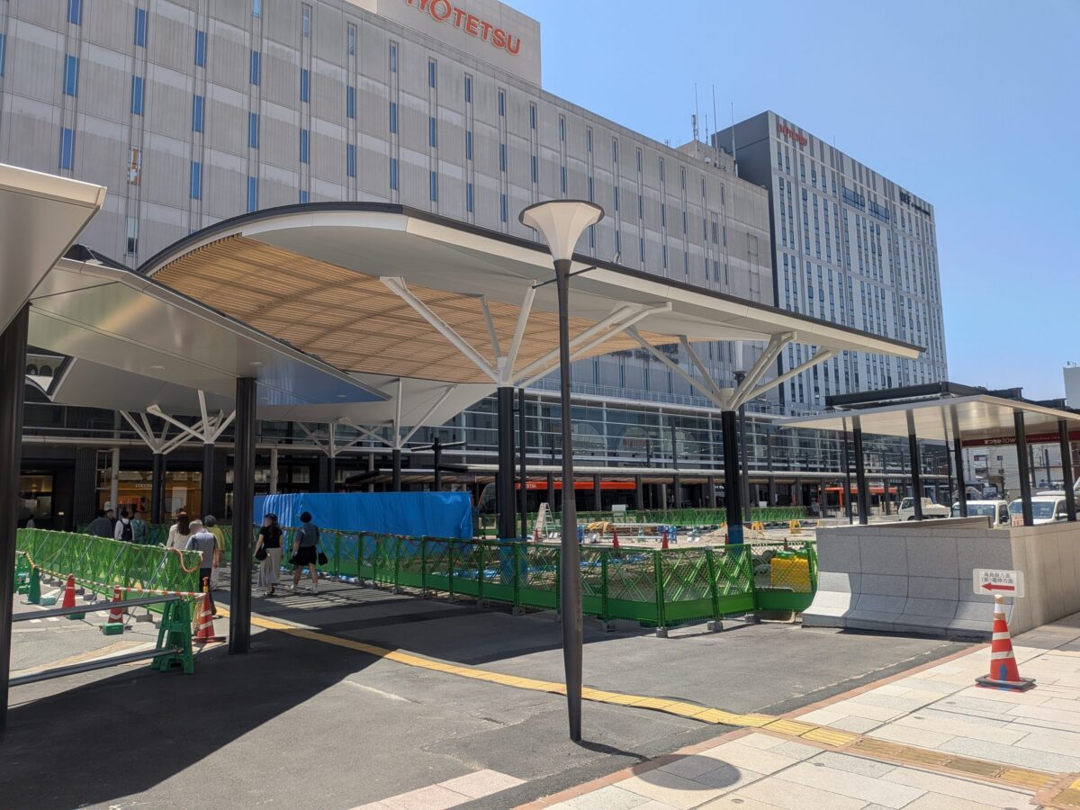 【再開発】松山市駅前広場整備状況|愛媛県松山市