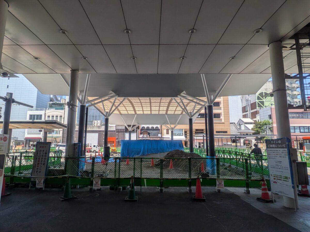 【再開発】松山市駅前広場整備状況|愛媛県松山市