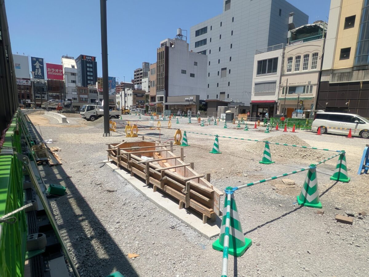 【再開発】松山市駅前広場整備状況|愛媛県松山市