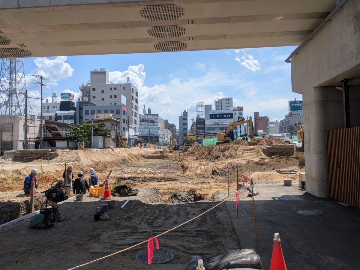 JR松山駅周辺再開発進捗状況|愛媛県松山市