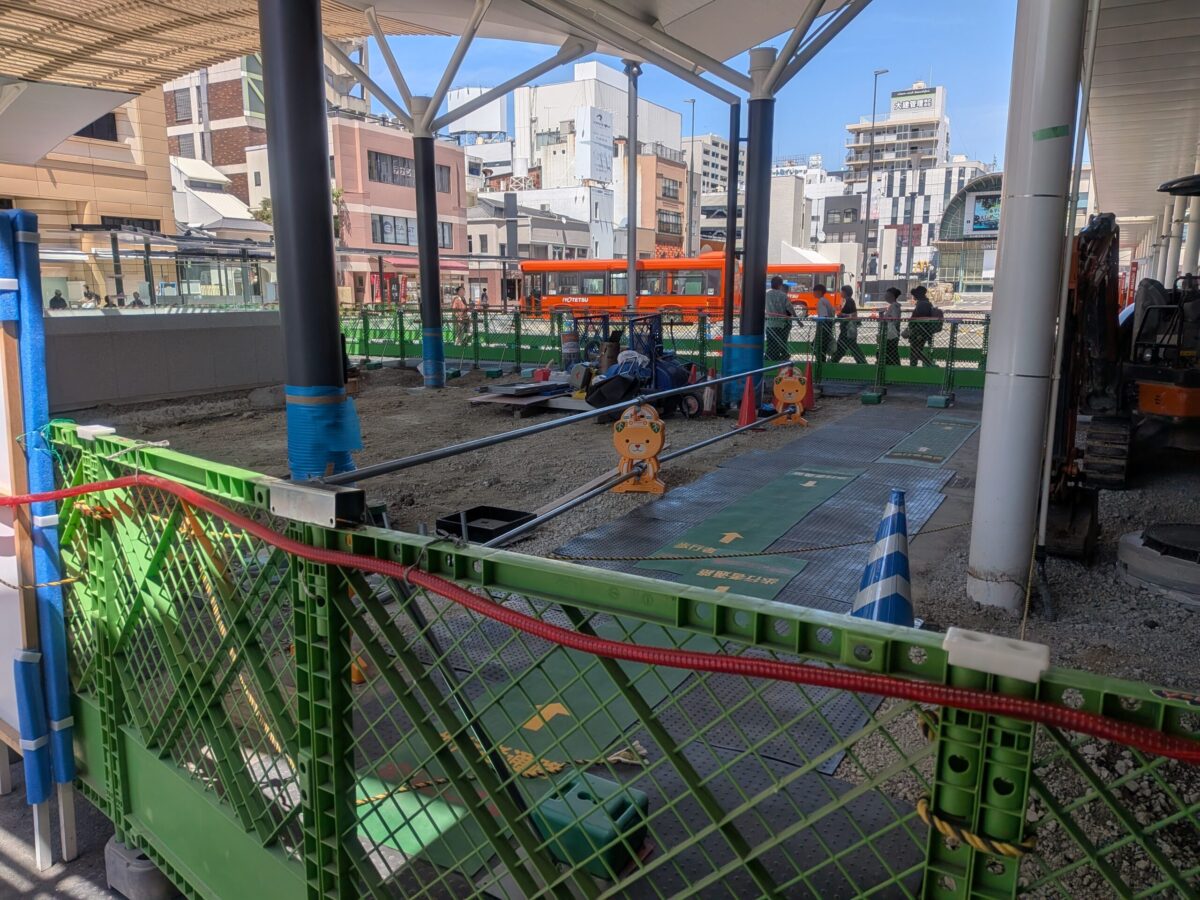 【再開発】松山市駅前広場整備状況｜愛媛県松山市