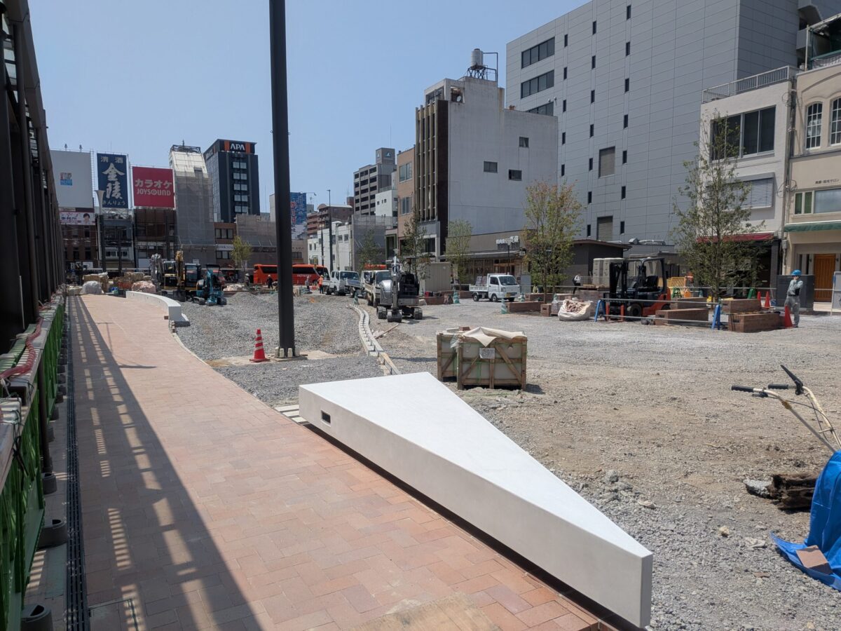 【再開発】松山市駅前広場整備状況|愛媛県松山市