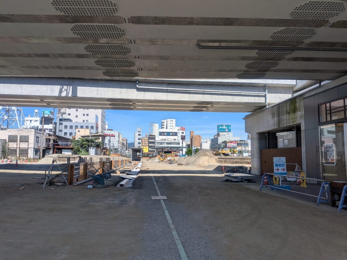 JR松山駅周辺再開発進捗状況|愛媛県松山市