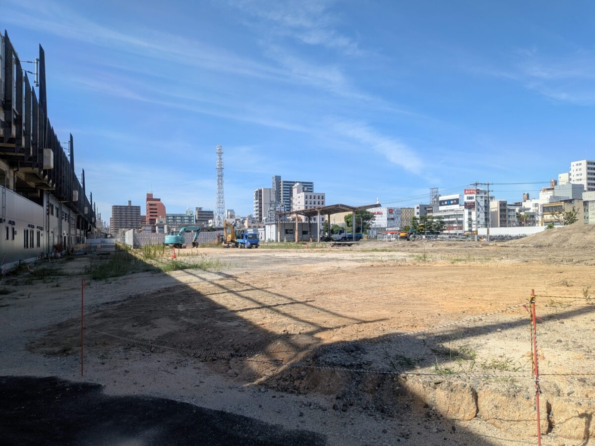 JR松山駅周辺再開発進捗状況|愛媛県松山市