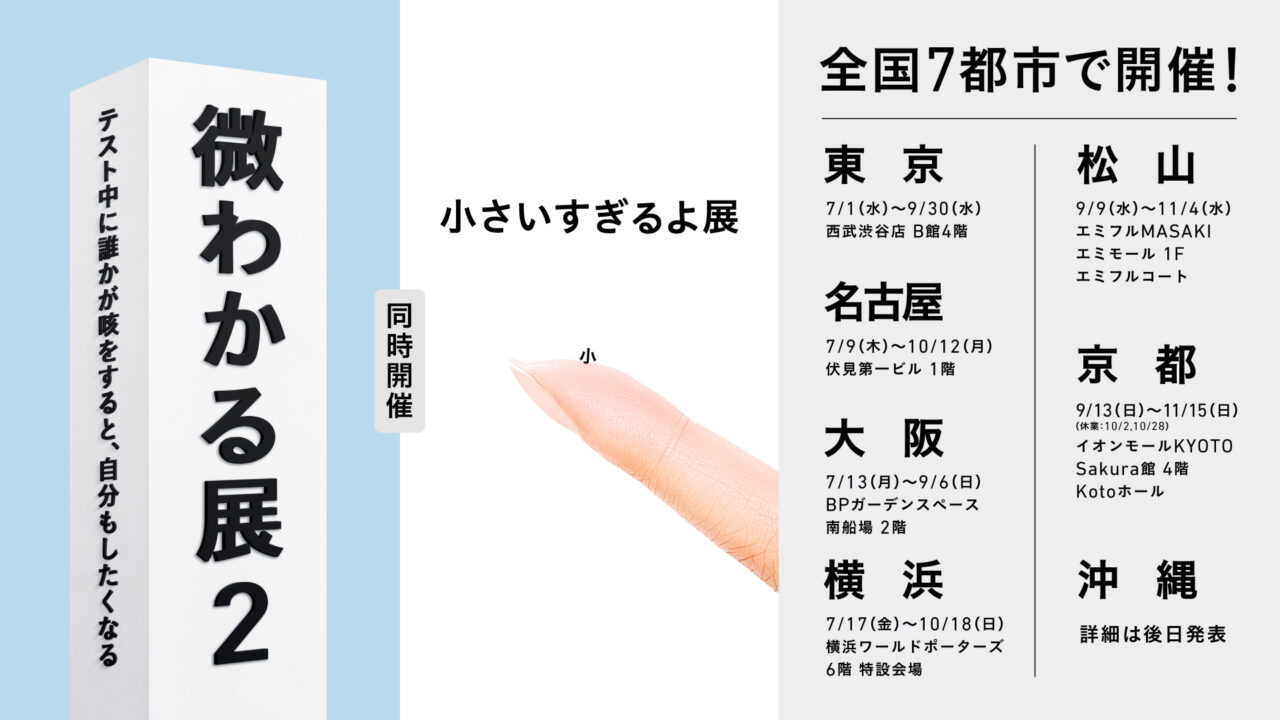微わかる展2＋小さいすぎるよ展｜エミフルMASAKI｜愛媛県伊予郡松前町