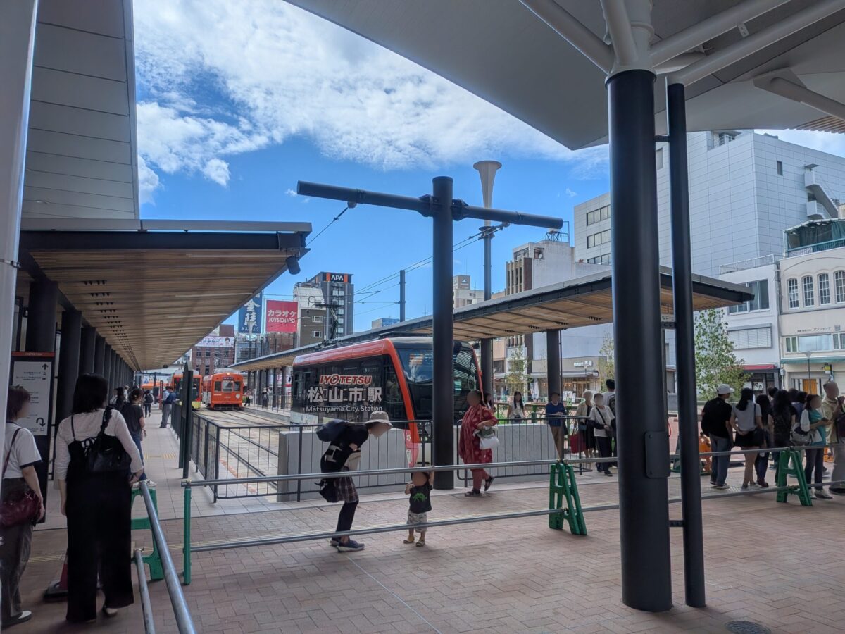 【再開発】松山市駅前広場整備状況|愛媛県松山市