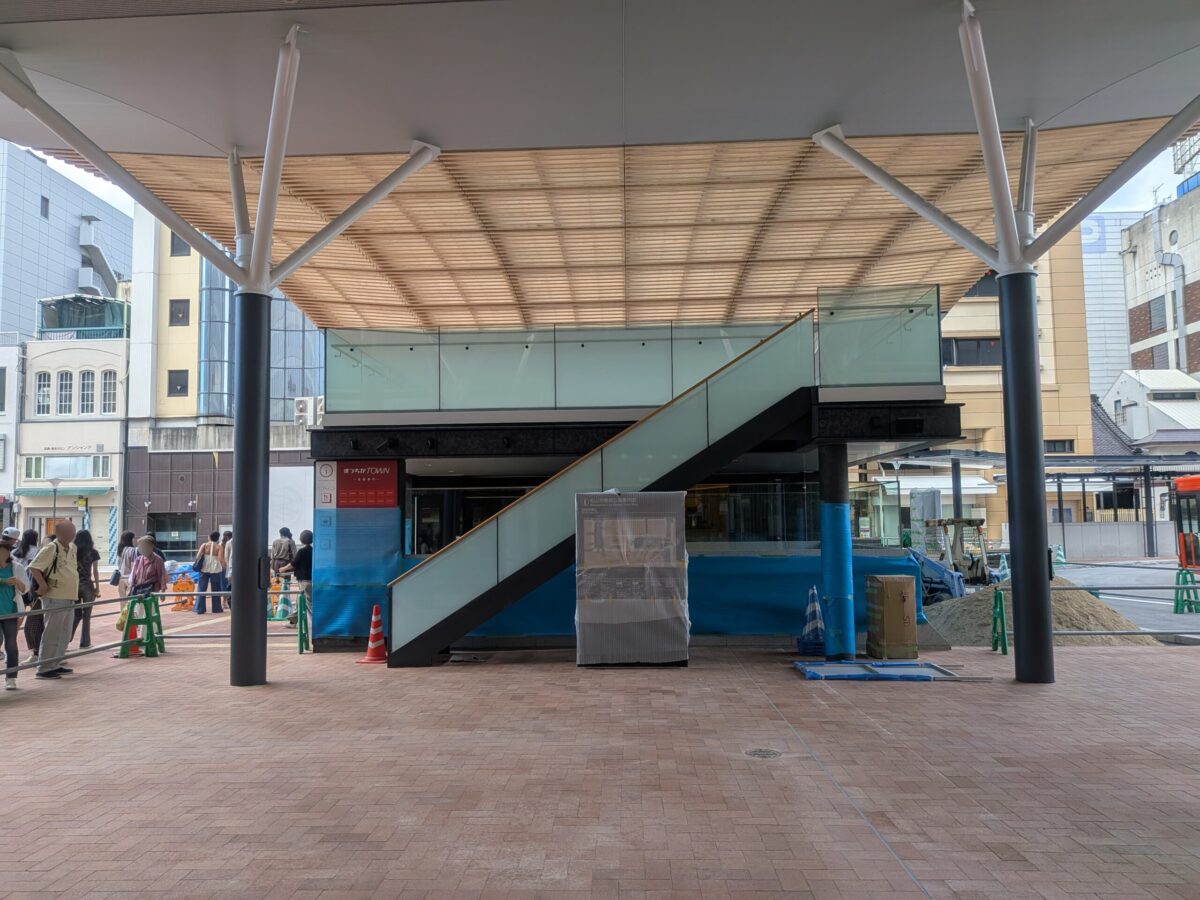 【再開発】松山市駅前広場整備状況|愛媛県松山市