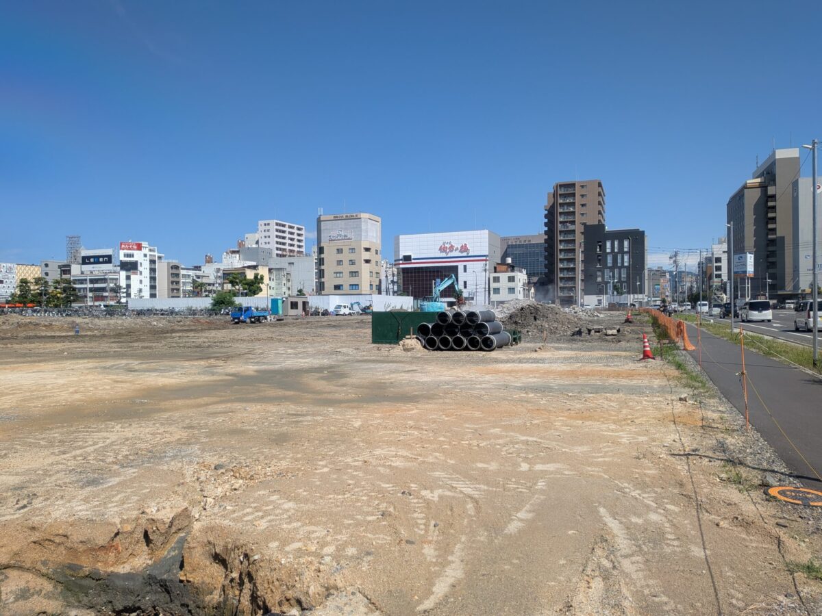 JR松山駅周辺再開発進捗状況|愛媛県松山市
