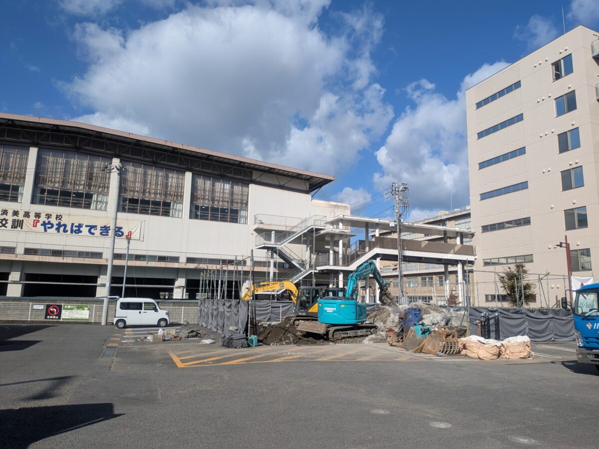 スターバックス コーヒー 松山湊町店|ローソン 松山湊町七丁目店|解体工事|愛媛県松山市