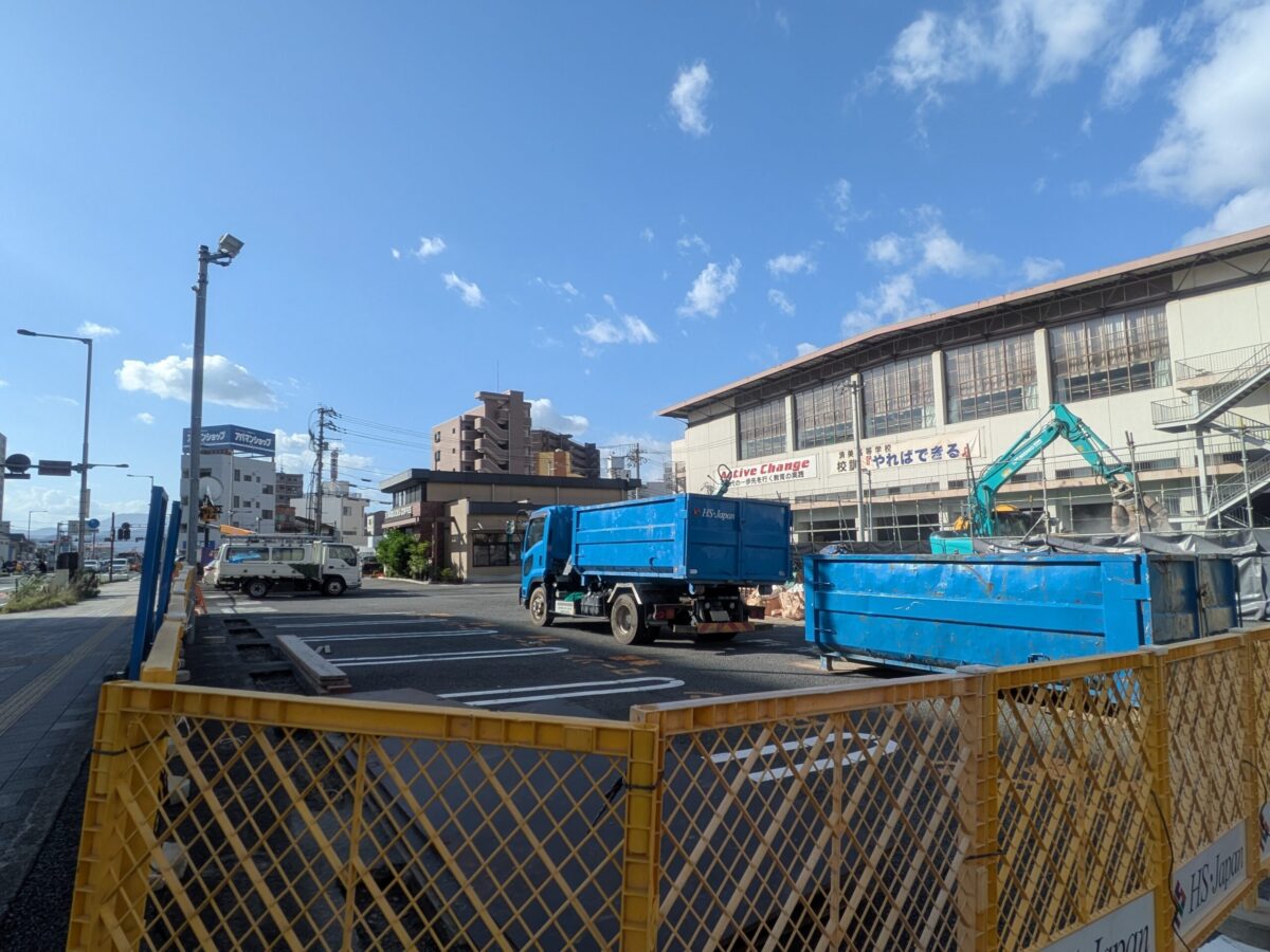 スターバックス コーヒー 松山湊町店|ローソン 松山湊町七丁目店|解体工事|愛媛県松山市