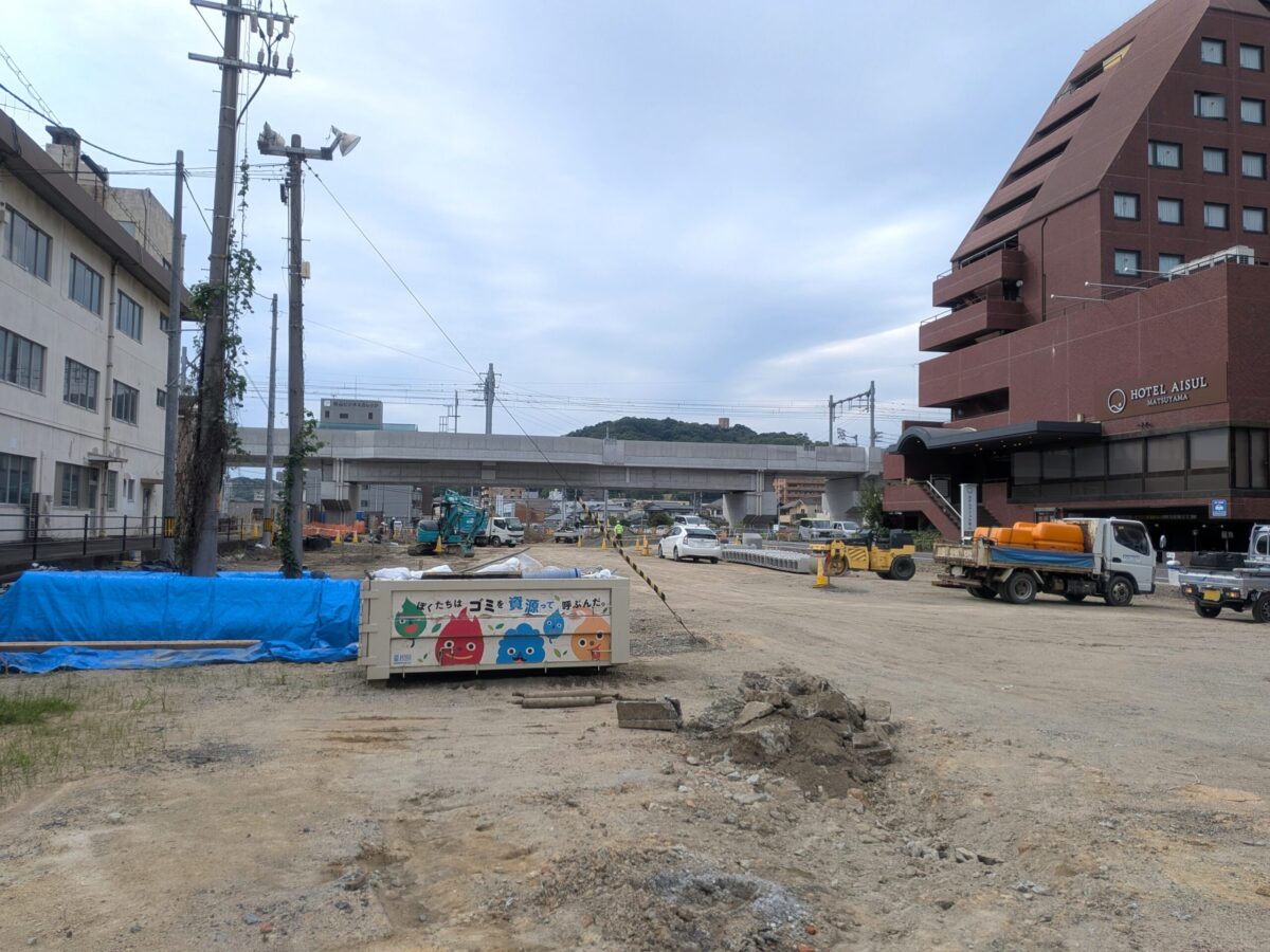 JR松山駅周辺再開発進捗状況｜愛媛県松山市